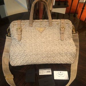 Prada Raffia Bag